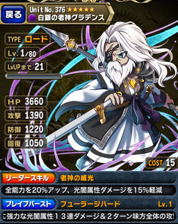 ブレイブフロンティア_召喚術研究所　グラ爺（グラデンス）の攻略方法を詳しく書いてみた_グラ爺