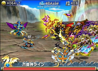 ブレイブフロンティア_エルガイアへと人々を導きし者たち_静かなる青迅_爪闘神ライン03